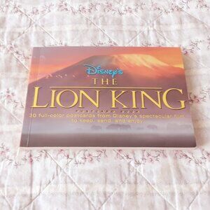 Vintage 90s Disney The Lion King Postcard Book